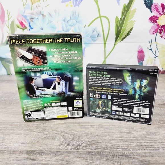 CSI PC Game Lot Of 2 CSI Crime Scene Investigation CSI 3 Dimensions Of Murder - Picture 11 of 11